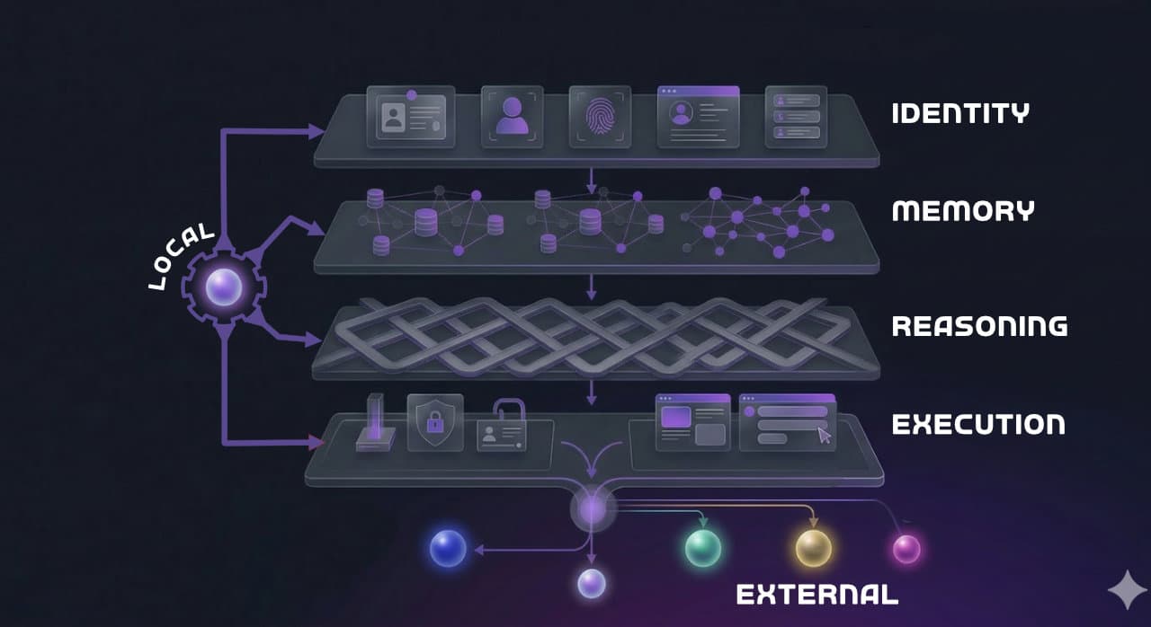 IDENTITY CENTRIC AI PLATFORM DIAGRAM